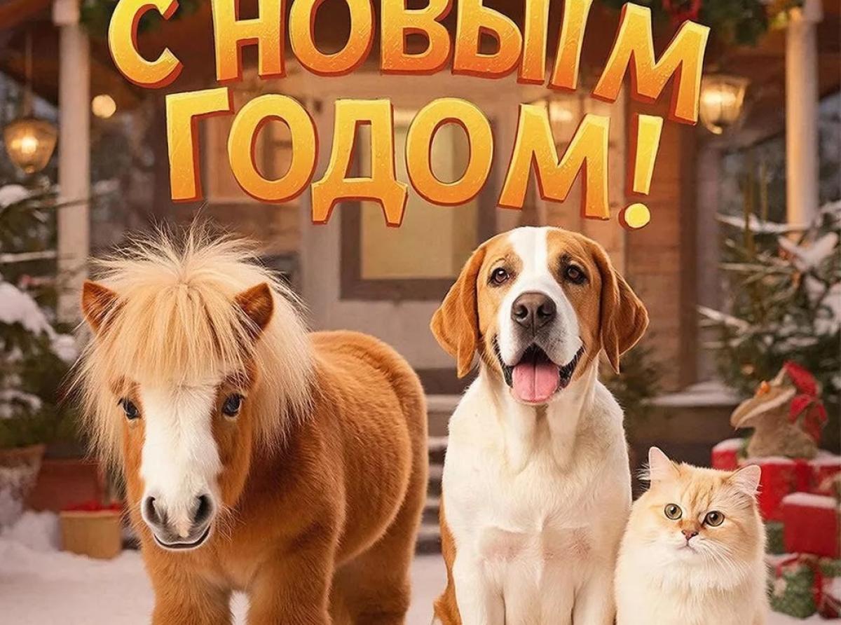 Дорогие друзья, поздравляем с Новым годом!